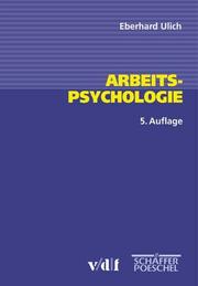 Cover of: Arbeitspsychologie.
