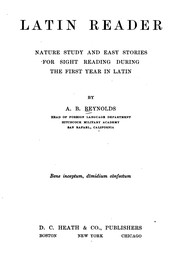 Cover of: Latin reader by Alphaeus Bruce Reynolds