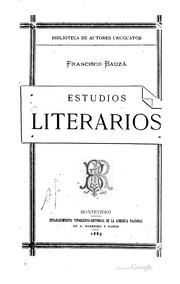 Cover of: Estudios literarios.