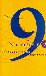 Cover of: Number 9 by Cecil Balmond