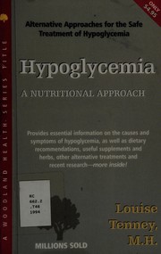 Cover of: Hypoglycemia, a nutritional approach