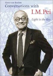 Cover of: Conversations With I. M. Pei by Gero Von Boehm, I. M. Pei