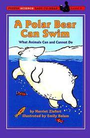 Cover of: A Polar Bear Can Swim by Harriet Ziefert, Jean Little