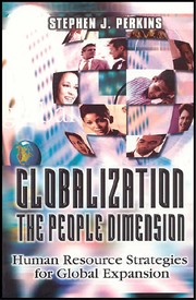Cover of: Globalization: the people dimension ; human resource strategies for global expansion