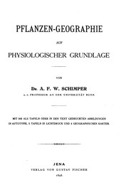 Cover of: Pflanzen-geographie auf physiologischer Grundlage by Andreas Franz Wilhelm Schimper