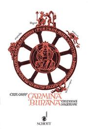 Cover of: Carmina Burana: Libretto (original text and German translation)