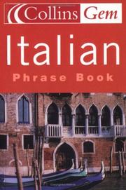 Cover of: Gem Italian Phrase Book (Collins GEM)