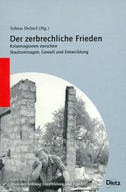 Cover of: Der zerbrechliche Frieden.