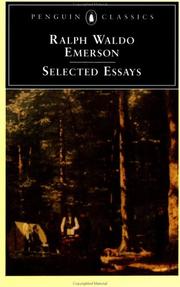 Cover of: Selected essays by Ralph Waldo Emerson