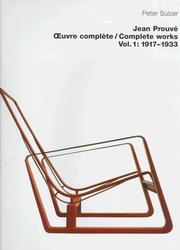 Cover of: Jean Prouvé: œuvre complète = complete works