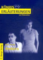 Cover of: Andorra. Erläuterungen und Materialien. (Lernmaterialien)