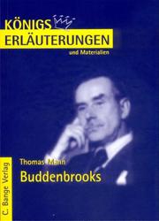 Cover of: Die Buddenbrooks by Thomas Mann, Thomas Brand