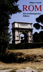 Cover of: Rom. Ein archäologischer Führer. by Filippo Coarelli