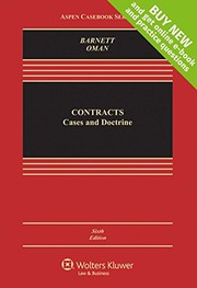 Cover of: Contracts by Randy E. Barnett, Nathan B. Oman