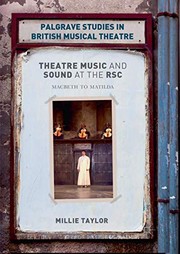 Cover of: Theatre Music and Sound at the RSC: Macbeth to Matilda