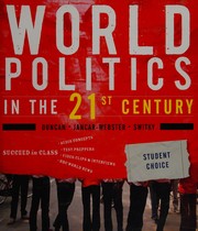 Cover of: World politics in the 21st century by W. Raymond Duncan