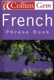Cover of: Gem French Phrase Book (Collins GEM) | HarperCollins Publishers Limited