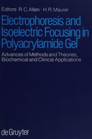 Electrophoresis and isoelectric focusing in polyacrylamide gel by Small Conference of the Blue Fingers Tübingen 1972.