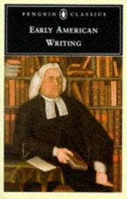 Early American writing by Giles B. Gunn
