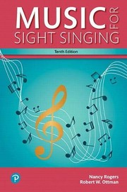 Cover of: Music for Sight Singing, Student Edition by Nancy Rogers, Robert W. Ottman