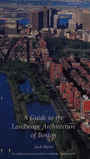 Cover of: A guide to the landscape architecture of Boston