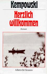 Cover of: Herzlich willkommen by Walter Kempowski