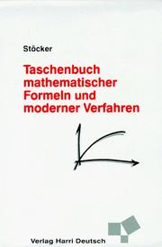 Cover of: Taschenbuch mathematischer Formeln und moderner Verfahren.