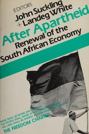 Cover of: After apartheid: renewal of the South African economy