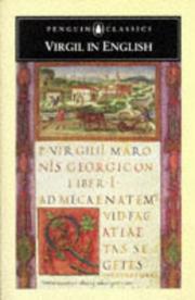 Cover of: Virgil in English by Publius Vergilius Maro