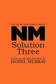Cover of: Solution Three by Naomi Mitchison, Isobel Murray