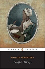 Cover of: Complete writings by Phillis Wheatley