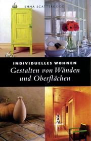 Cover of: Individuelles Wohnen. Gestalten von Wänden und Oberflächen