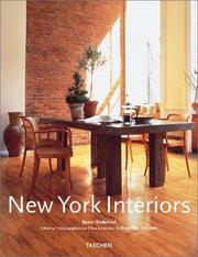 Cover of: New York Interiors by Beate Wedekind, Beate Wedekind