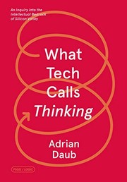 Cover of: What Tech Calls Thinking
