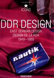 Cover of: Ddr Design, 1949-1989 (Icons)