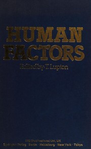 Cover of: Human Factors
