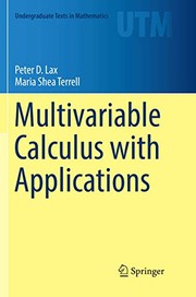 Cover of: Multivariable Calculus with Applications