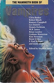 Cover of: The mammoth book of vampires by edited by Stephen Jones.