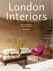 Cover of: London Interiors/Interieurs De Londres: Interieurs Del Londres (Taschen Jumbo Series)