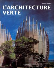 Cover of: L'architecture verte