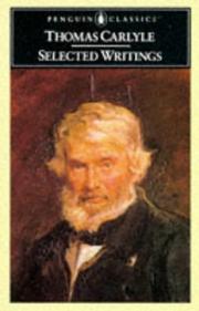 Cover of: Carlyle by Thomas Carlyle