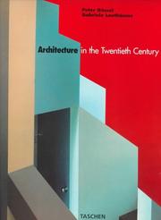 Cover of: Architecture in the Twentieth Century (Jumbo) by Peter Gossel, Gabriele Leuthauser