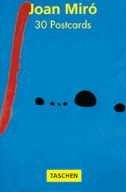 Cover of: Joan Miro: 30 Postcards