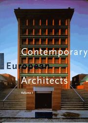 Cover of: Contemporary European Architects (Big Series : Architecture and Design) by Wolfgang Amsoneit, Philip Jodidio, Dirk Meyhofer, Philip Jodido, Wolfgang Amsoneit, Dirk Meyhofer, Philip Jodidio