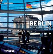 Cover of: Berlin by Chris Van Uffelen, Chris Van Uffelen