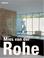 Cover of: Mies van der Rohe