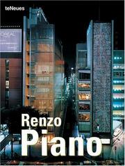 Cover of: Renzo Piano by Renzo Piano