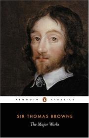 Cover of: The major works by Thomas Browne
