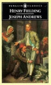 Cover of: Joseph Andrews