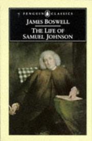 Cover of: The Life of Samuel Johnson (Penguin Classics) by James Boswell